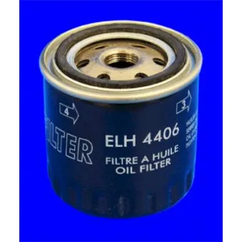 Filtre à huile MECAFILTER ELH4406