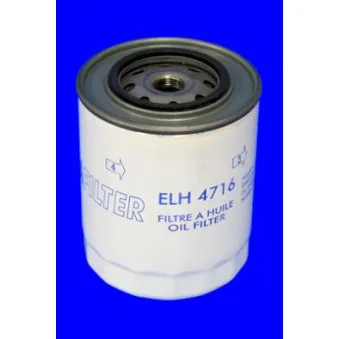 Filtre à huile MECAFILTER ELH4716 pour IVECO M 135-17 H - 177cv