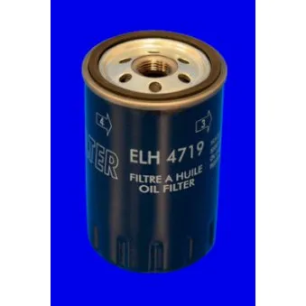 Filtre à huile MECAFILTER ELH4719 pour VOLVO F12 F 12/320 - 320cv