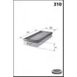 MECAFILTER ELP3502 - Filtre à air