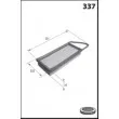 MECAFILTER ELP9501 - Filtre à air