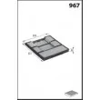 MECAFILTER ELR7176 - Filtre, air de l'habitacle