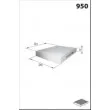 MECAFILTER ELR7349 - Filtre, air de l'habitacle