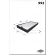 MECAFILTER JLR7121 - Filtre, air de l'habitacle