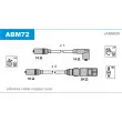 JANMOR ABM72 - Kit de câbles d'allumage