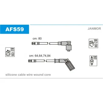 Kit de câbles d'allumage EFI AUTOMOTIVE 4038