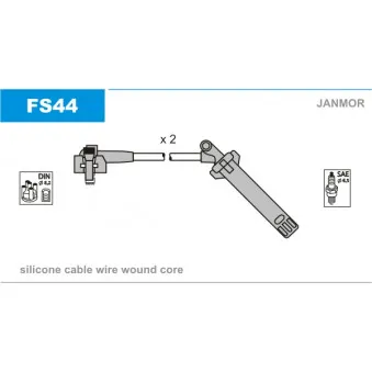 JANMOR FS44 - Kit de câbles d'allumage