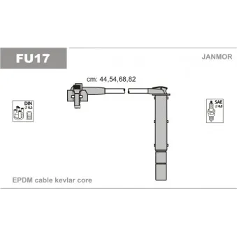 Kit de câbles d'allumage JANMOR OEM FS17