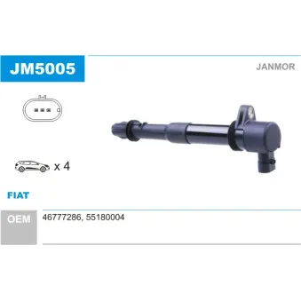 Bobine d'allumage JANMOR OEM 55180004