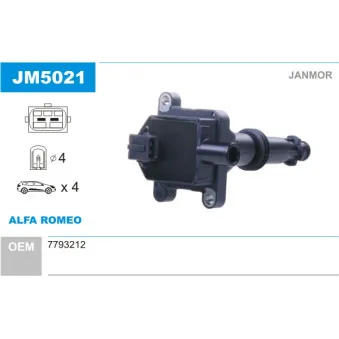 Bobine d'allumage JANMOR JM5021