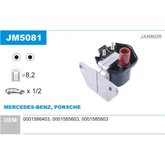 JANMOR JM5081 - Bobine d'allumage