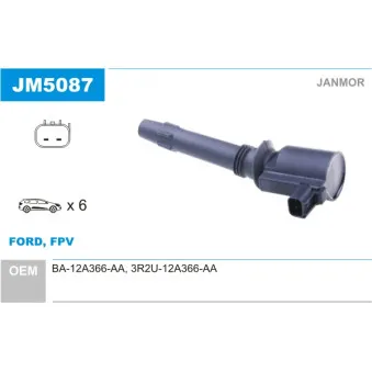 Bobine d'allumage JANMOR JM5087