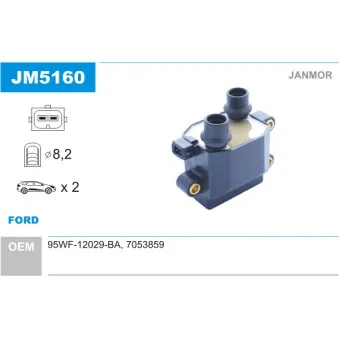 JANMOR JM5160 - Bobine d'allumage