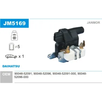 JANMOR JM5169 - Bobine d'allumage