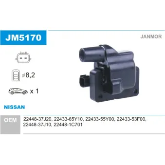JANMOR JM5170 - Bobine d'allumage