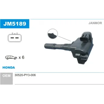 Bobine d'allumage JANMOR JM5189