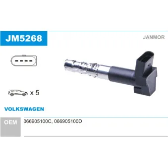 Bobine d'allumage JANMOR OEM 066905100C