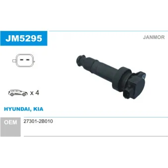 Bobine d'allumage JANMOR OEM 273012B010