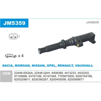 Bobine d'allumage JANMOR JM5359