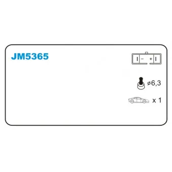 JANMOR JM5365 - Bobine d'allumage