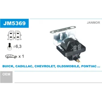 Bobine d'allumage JANMOR JM5369