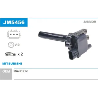Bobine d'allumage JANMOR OEM MD361710
