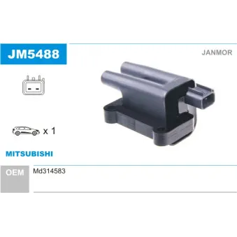 Bobine d'allumage JANMOR OEM MD314583
