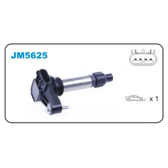 Bobine d'allumage JANMOR JM5625 pour OPEL INSIGNIA 2.8 V6 Turbo 4x4 OPC - 325cv