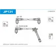 JANMOR JP131 - Kit de câbles d'allumage
