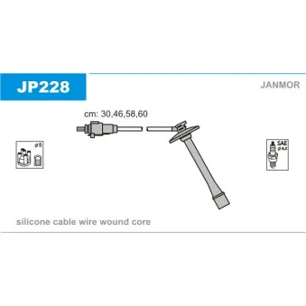 Kit de câbles d'allumage JANMOR OEM 83587