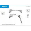 JANMOR JP233 - Kit de câbles d'allumage