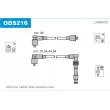 JANMOR ODS216 - Kit de câbles d'allumage