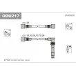 JANMOR ODU217 - Kit de câbles d'allumage