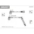 JANMOR ODU227 - Kit de câbles d'allumage