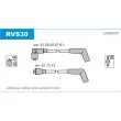 JANMOR RVS30 - Kit de câbles d'allumage