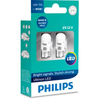 Ampoule, éclairage intérieur PHILIPS 11961ULWX2 pour SKODA RAPID 1.4 TSI - 125cv