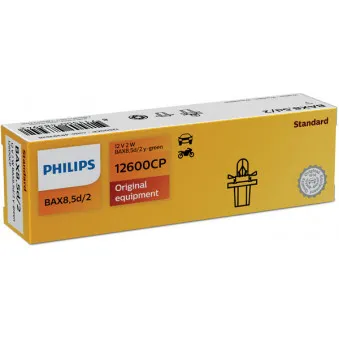 Ampoule, éclairage des instruments PHILIPS 12600CP