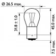 PHILIPS 13498CP - Ampoule, feu clignotant