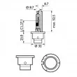 PHILIPS 85126VIS1 - Ampoule Xenon D2S