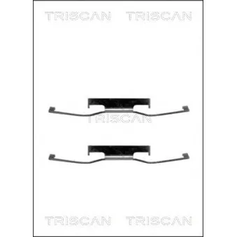 TRISCAN 8105 101214 - Kit d'accessoires, plaquette de frein à disque