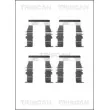 TRISCAN 8105 101600 - Kit d'accessoires, plaquette de frein à disque