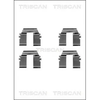 Kit d'accessoires, plaquette de frein à disque TRISCAN [8105 101615]