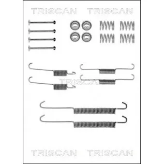 TRISCAN 8105 102031 - Kit d'accessoires, mâchoire de frein