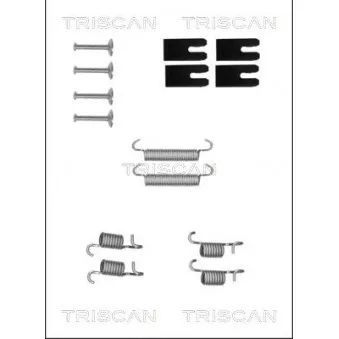 TRISCAN 8105 132591 - Kit d'accessoires, mâchoires de frein de stationnement