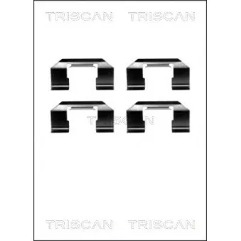 TRISCAN 8105 141585 - Kit d'accessoires, plaquette de frein à disque