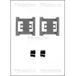 TRISCAN 8105 161611 - Kit d'accessoires, plaquette de frein à disque