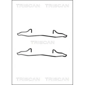 TRISCAN 8105 161619 - Kit d'accessoires, plaquette de frein à disque