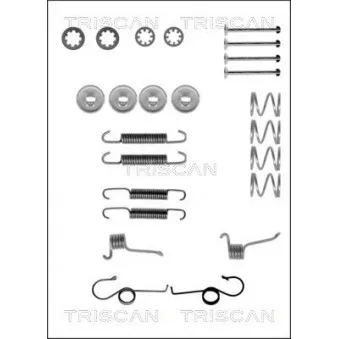 TRISCAN 8105 162336 - Kit d'accessoires, mâchoire de frein