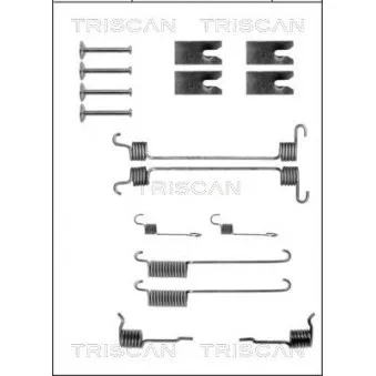 TRISCAN 8105 162585 - Kit d'accessoires, mâchoire de frein
