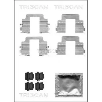 TRISCAN 8105 171603 - Kit d'accessoires, plaquette de frein à disque